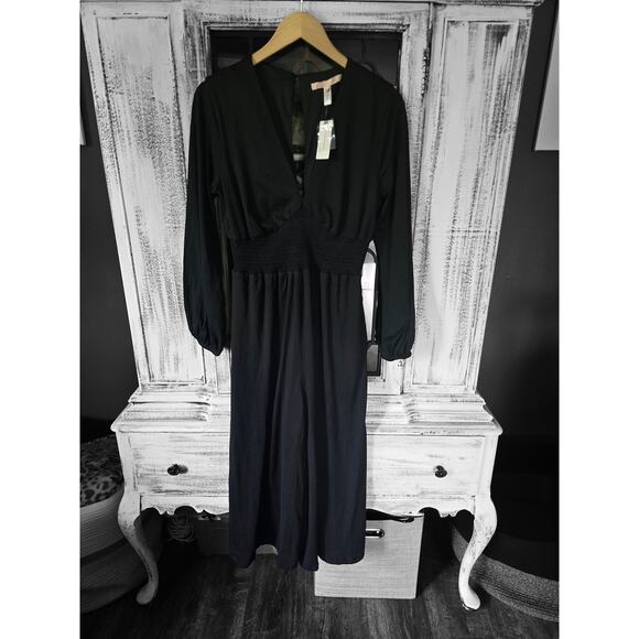 Anthropologie Hutch Wide-Leg V-Neck Jumpsuit - New Medium - Picture 5 of 5